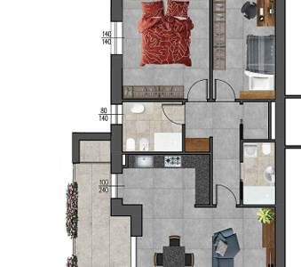 AMPIO TRILOCALE CON TERRAZZO ABITABILE